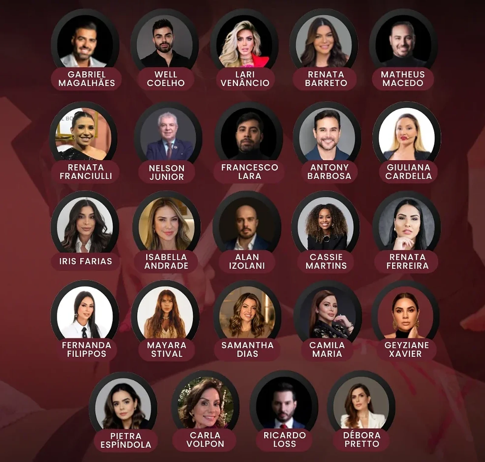 Professores confirmados do Palco Corpo — Full Beauty 2026