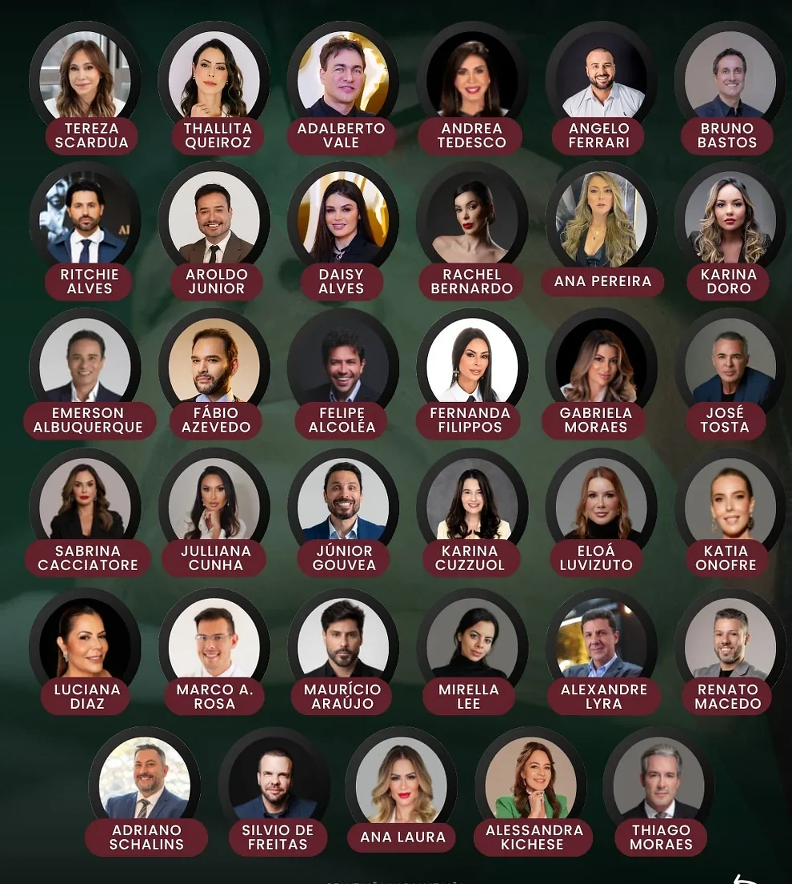 Professores confirmados do Palco Face — Full Beauty 2026